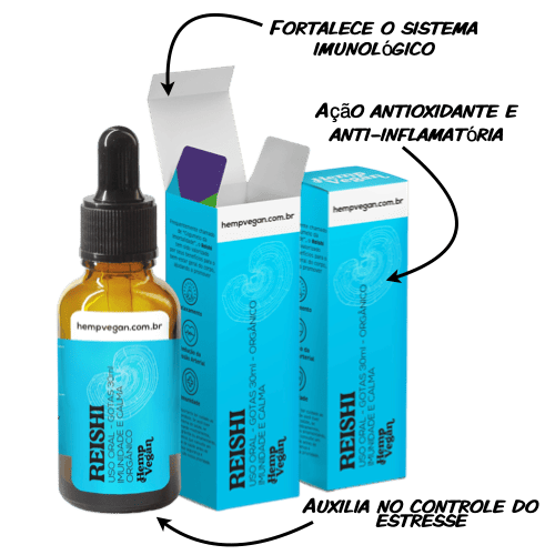 Extrato de Reishi em Gotas 30ml