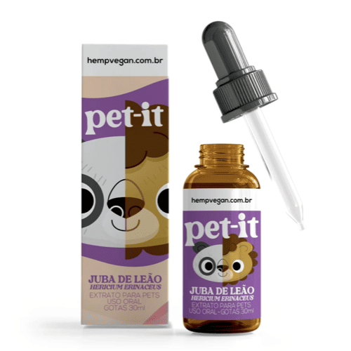 Pet-it Extrato de Cogumelos para Pets - Juba de Leão