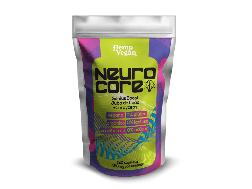 Neuro Core Cápsulas de Cogumelos - Cordyceps & Juba de Leão