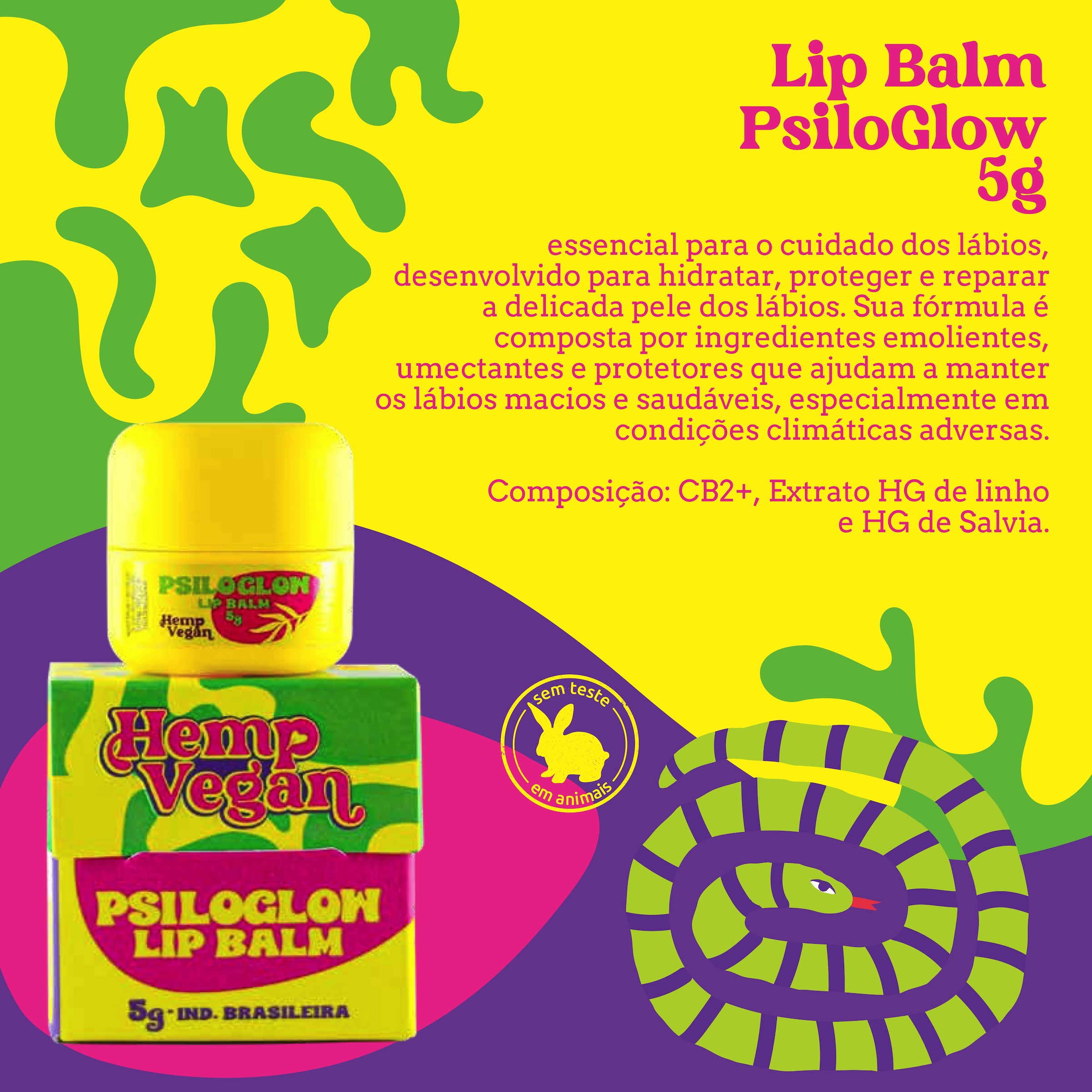 Benefícios do Lip Balm PsiloGlow da Hemp Vegan: o que você precisa saber.