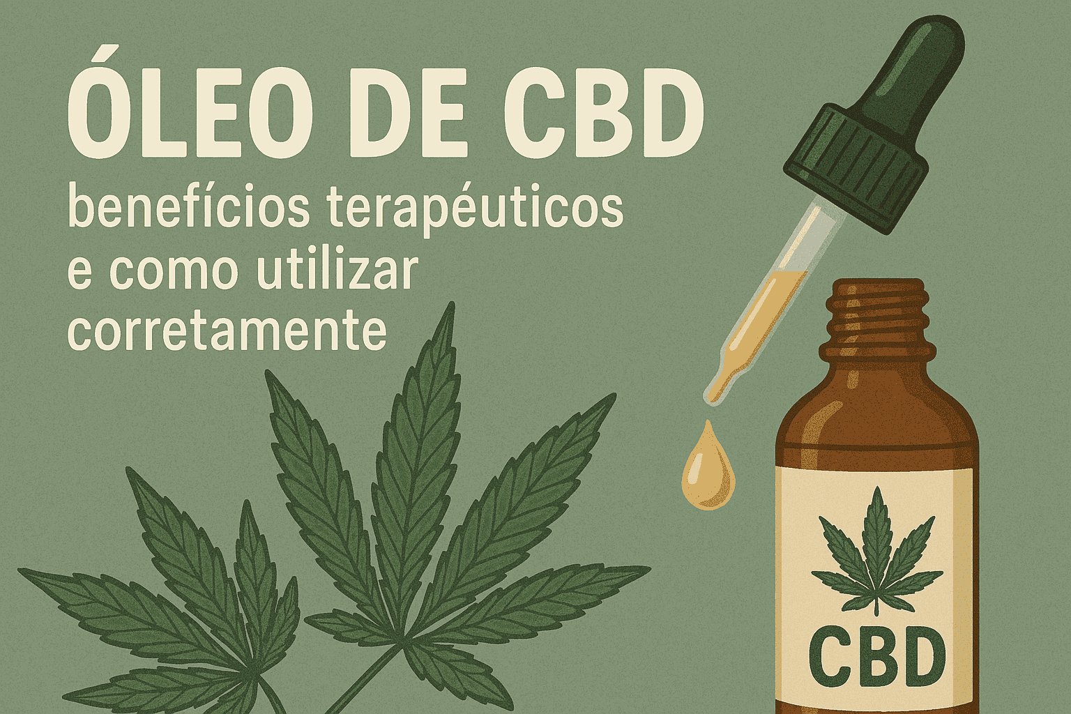 Óleo de CBD: benefícios terapêuticos e como utilizar corretamente